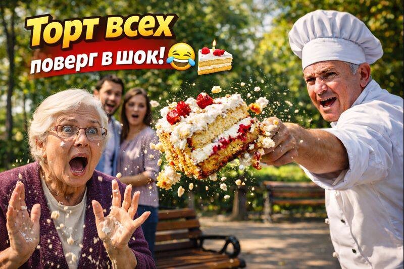 Дегустация превратилась в хаос! 🍰😱 Повар метнул торт в гостей! 😂
