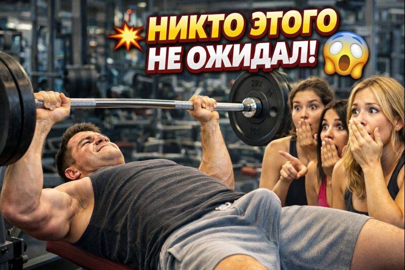 🏋️‍♂️ Обычная тренировка пошла не по плану — девушки в ШОКЕ 😳