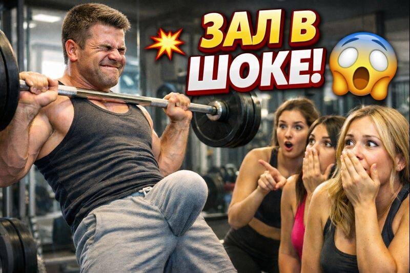 🏋️‍♂️ Обычная тренировка пошла не по плану — девушки в ШОКЕ 😳