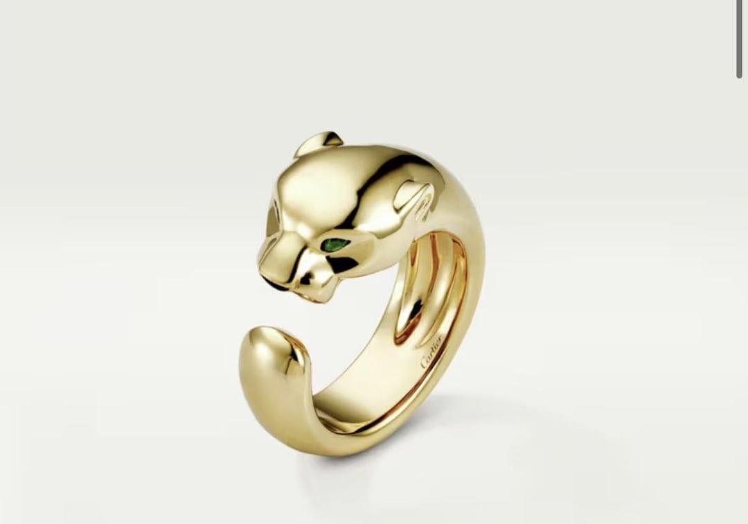 Кольцо Cartier в виде пантеры