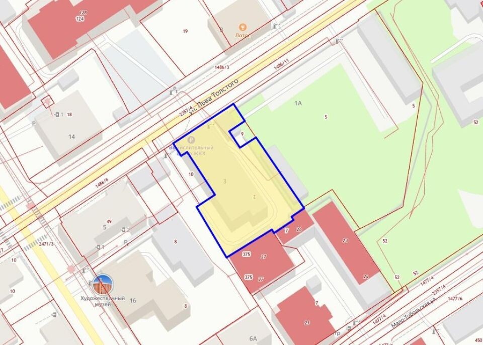    Проект реконструкции здания на ул. Льва Толстого, 3. Источник: Мастерская Золотова