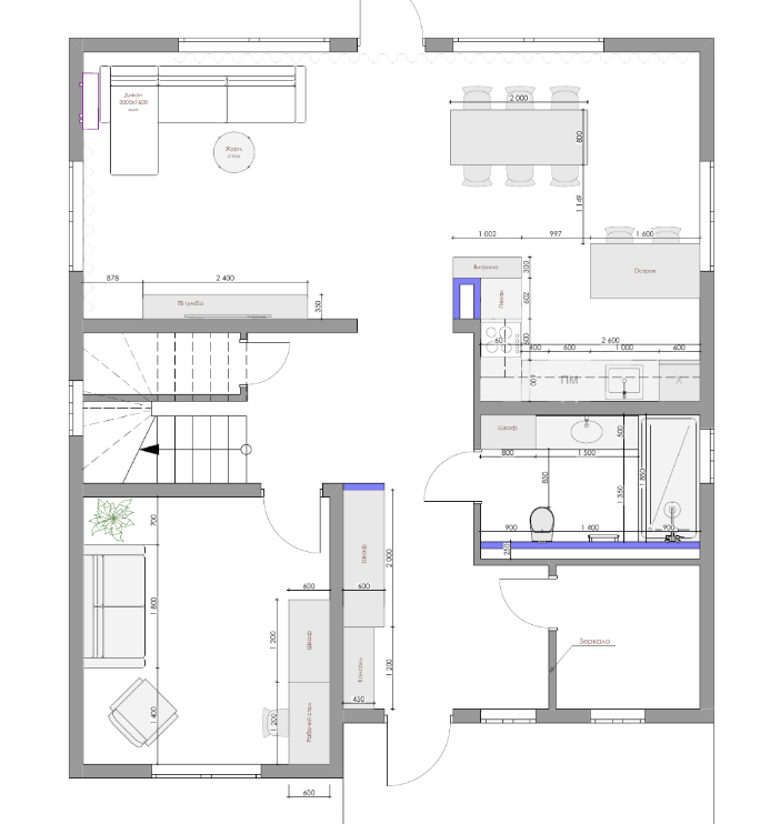  планировочное и техническое решение от наших дизайнеров