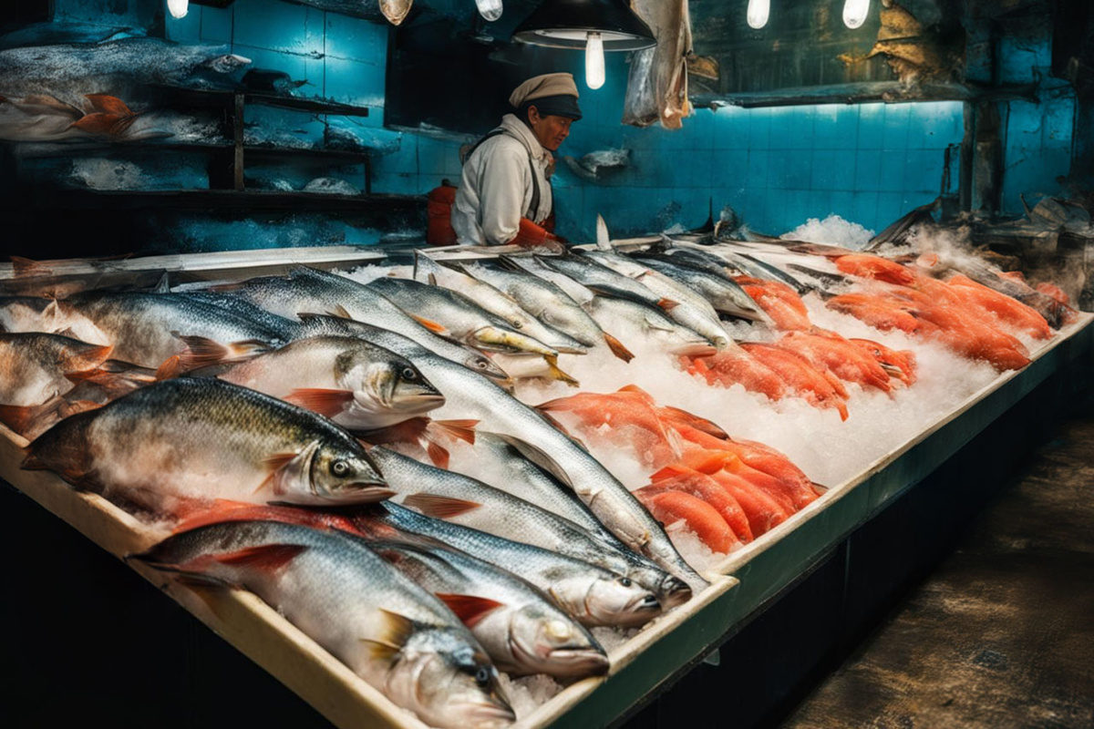 Основными категориями импорта стали белые сорта рыбы.  Фото: Изображение сгенерировано нейросетью Kandinsky 2.2