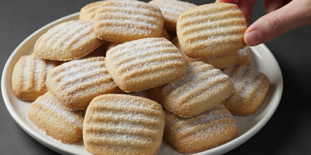 Жена просит к чаю, а дома шаром покати? Печенье "Минутка" из 1 яйца и муки