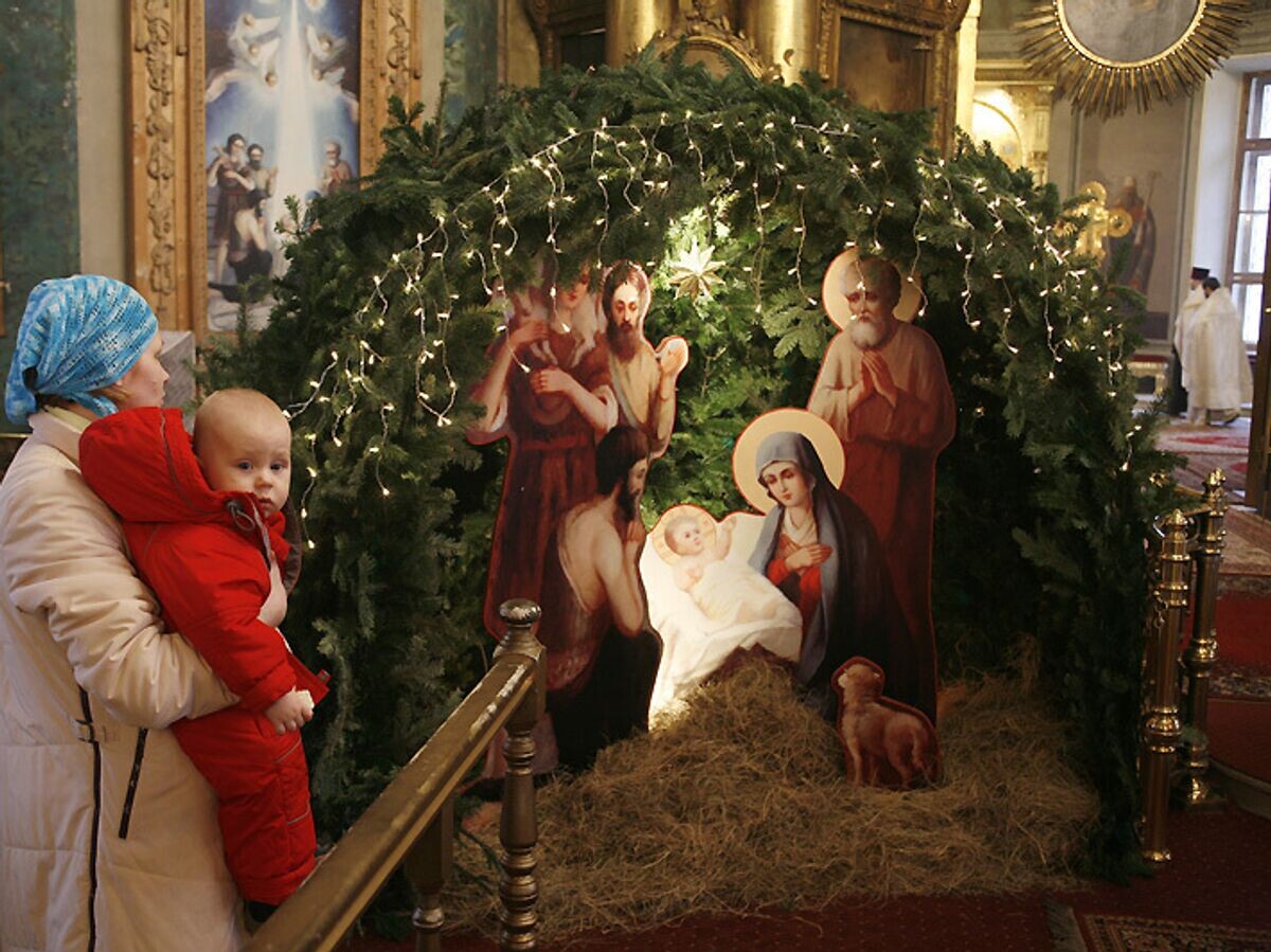    Рождественские вертепы в московских храмах | © Фото : Пресс-служба Московской Патриархии