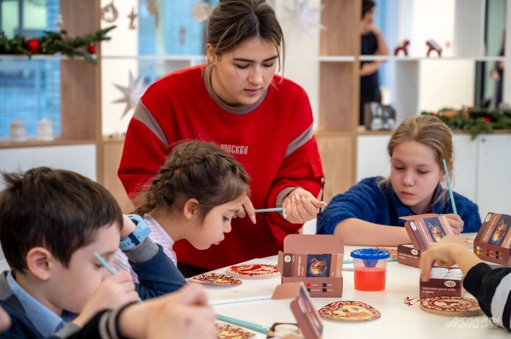    Мастер-класс для детей. Фото: АиФ/ Юля Федотова