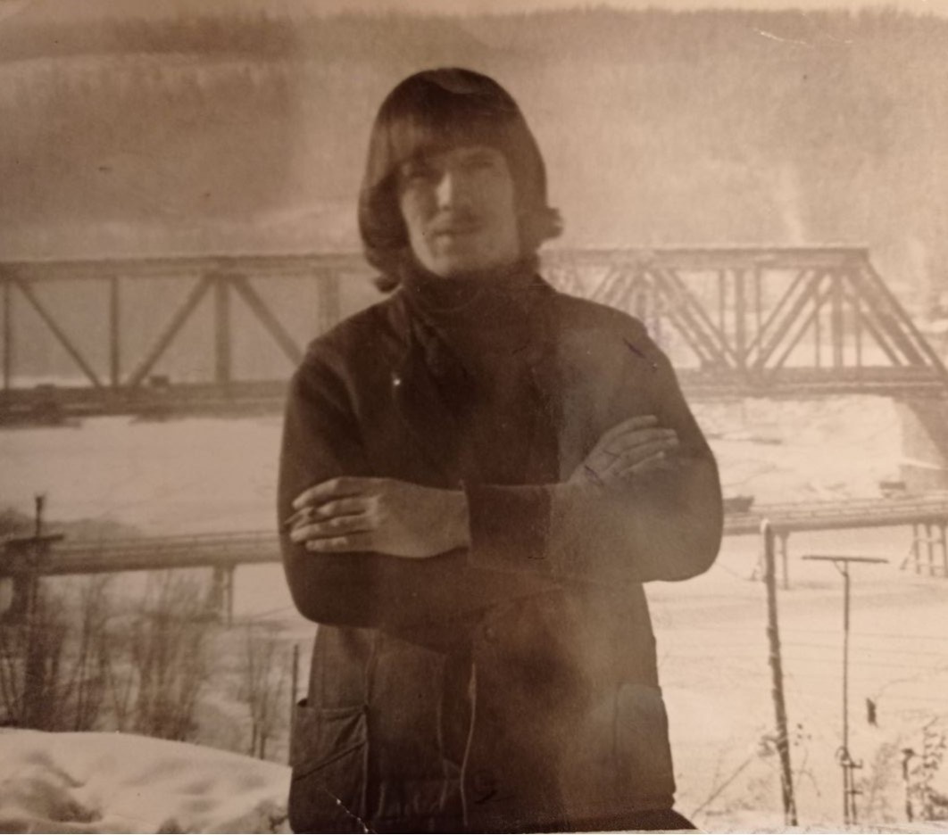 Пос. Звёздный. 1975 год. Мост через р. Таюра