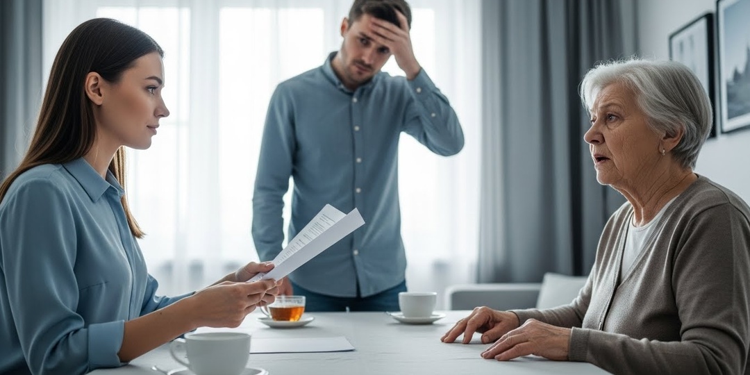 «Квартира будет только на моего сына, ты здесь никто» — заявила свекровь. Я достала из сумочки бумагу, и её лицо побледнело