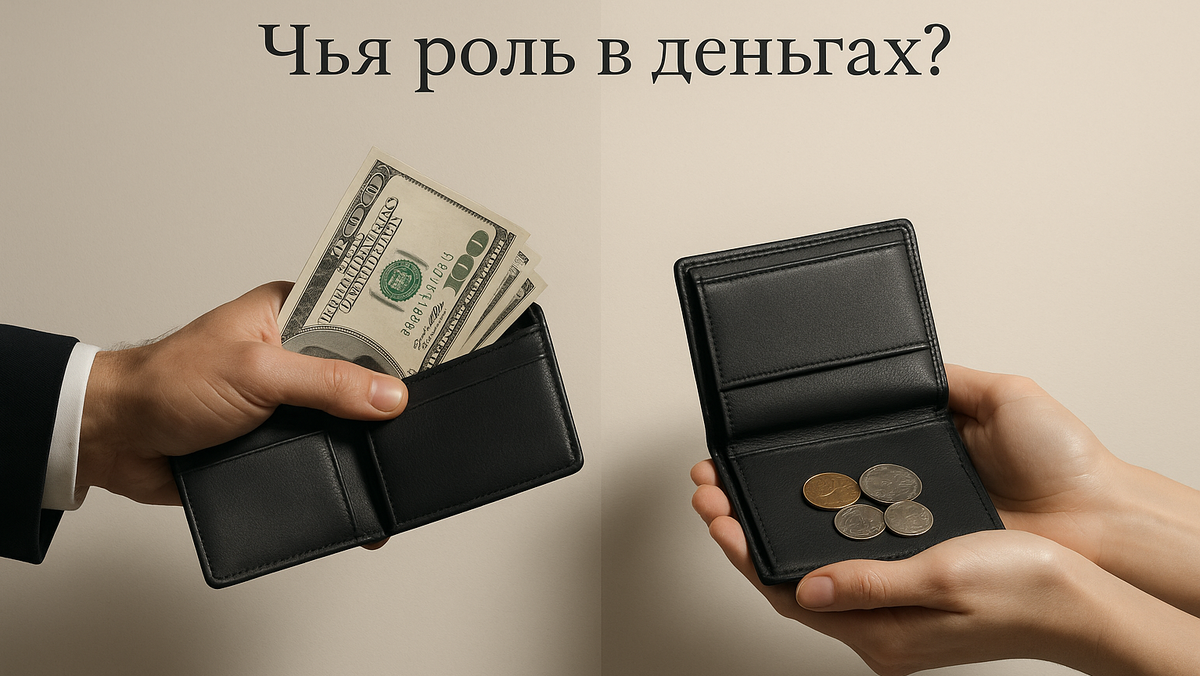 Две роли в деньгах: почему мужчина должен зарабатывать, женщина хранить?