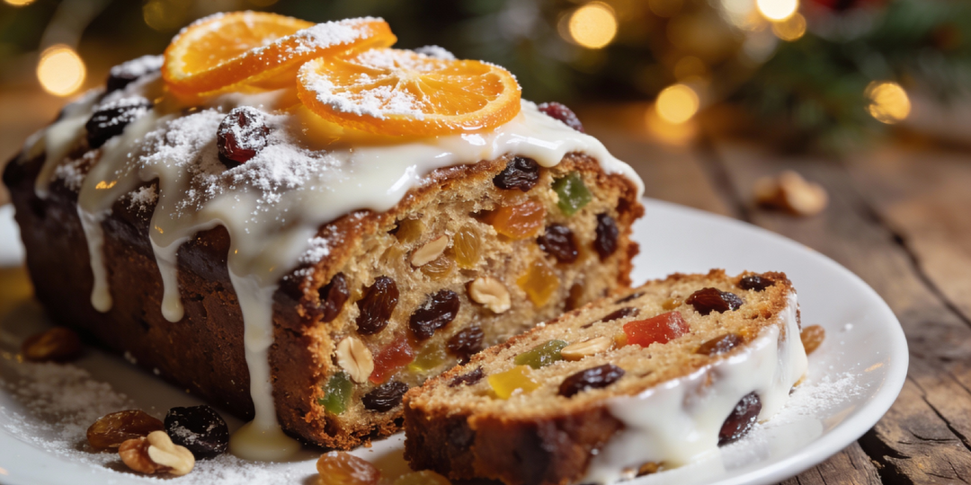 Рождественский кекс с сухофруктами и орехами: праздничный десерт на новогодний стол 🥧