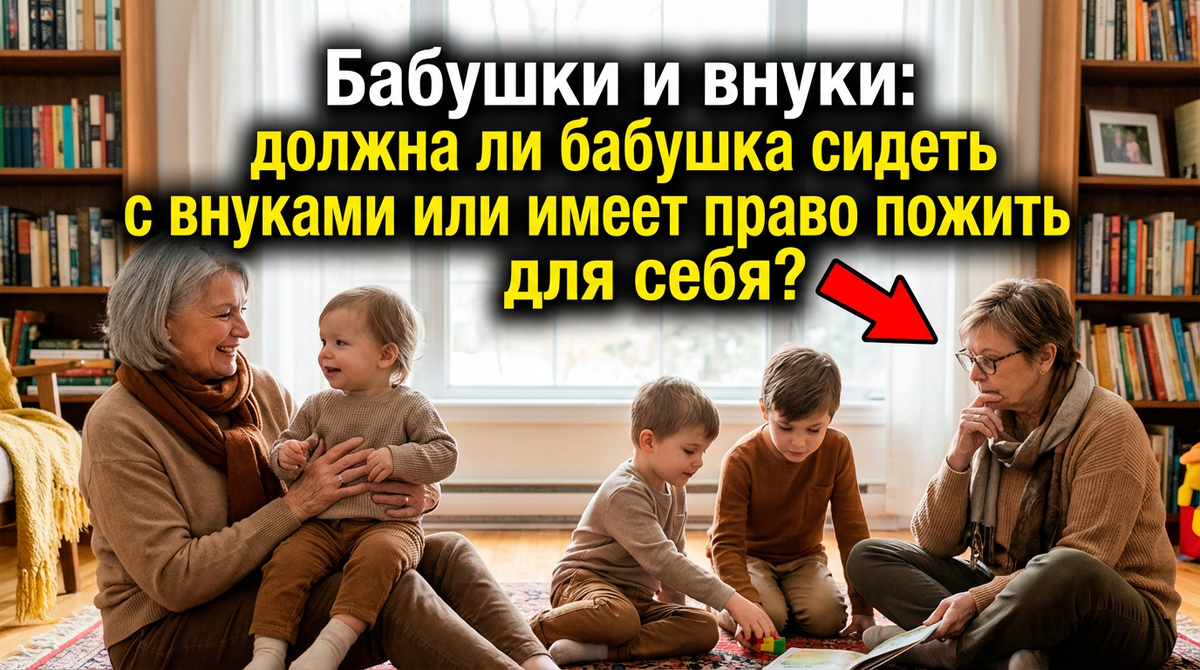 Бабушки и внуки: должна ли бабушка сидеть с внуками или имеет право пожить для себя