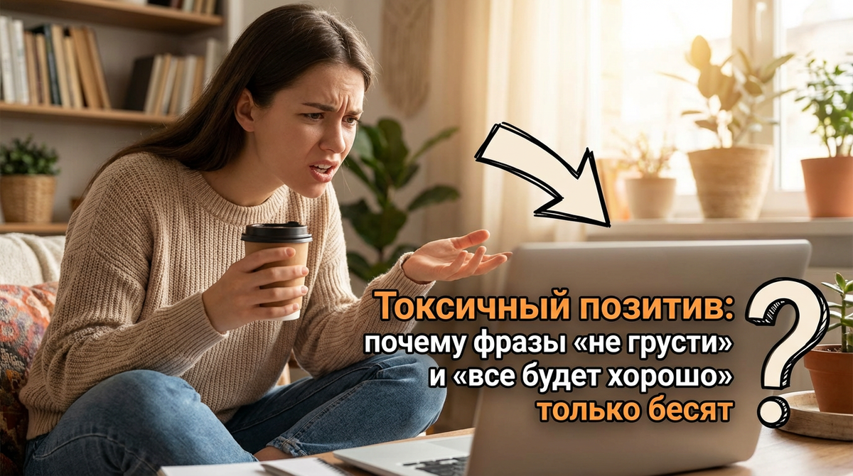 Токсичный позитив: почему фразы «не грусти» и «все будет хорошо» только бесят