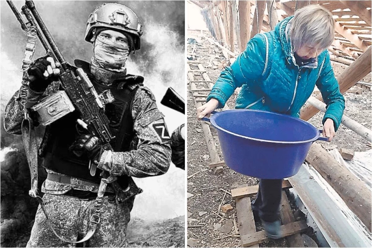    Игорь бьётся на передовой, а соседи спасают его крышу над головой.