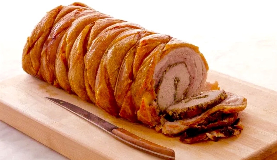 Поркетта по-итальянски в римском стиле.