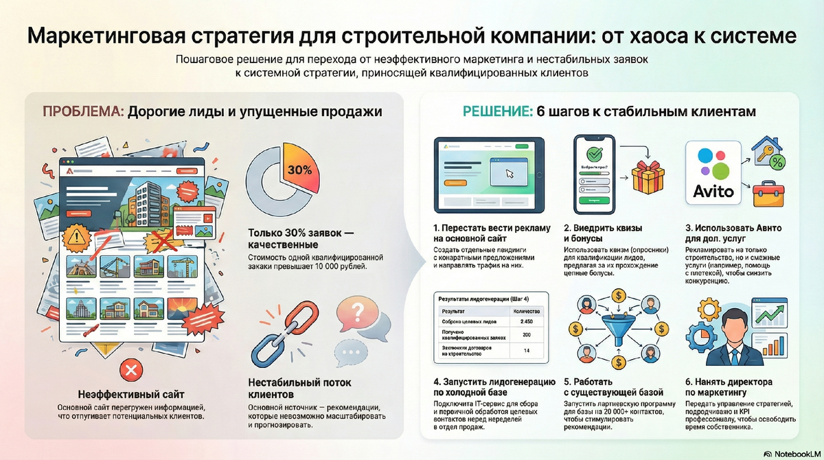 Клиенты для строительной компании