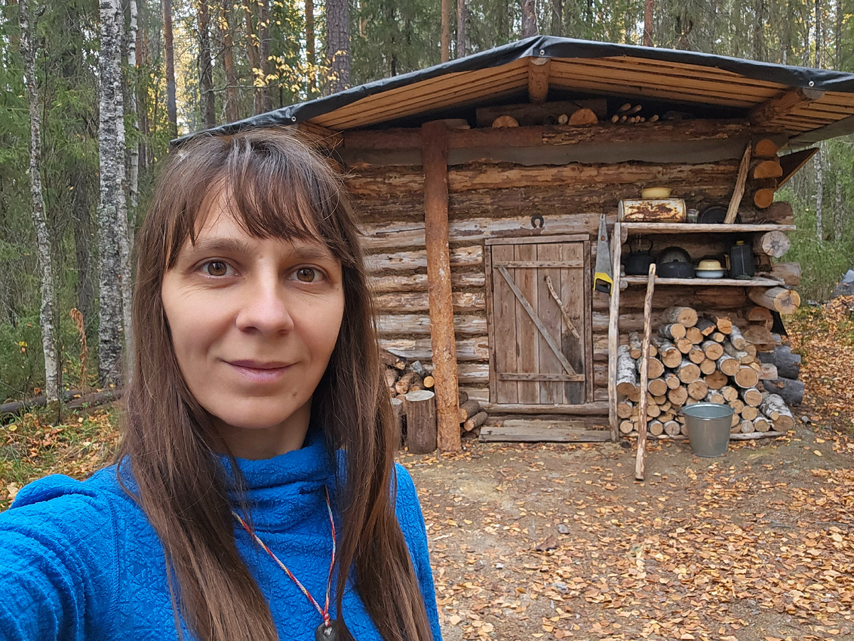 Изба Глухариная, в которой я прожила 5 дней.