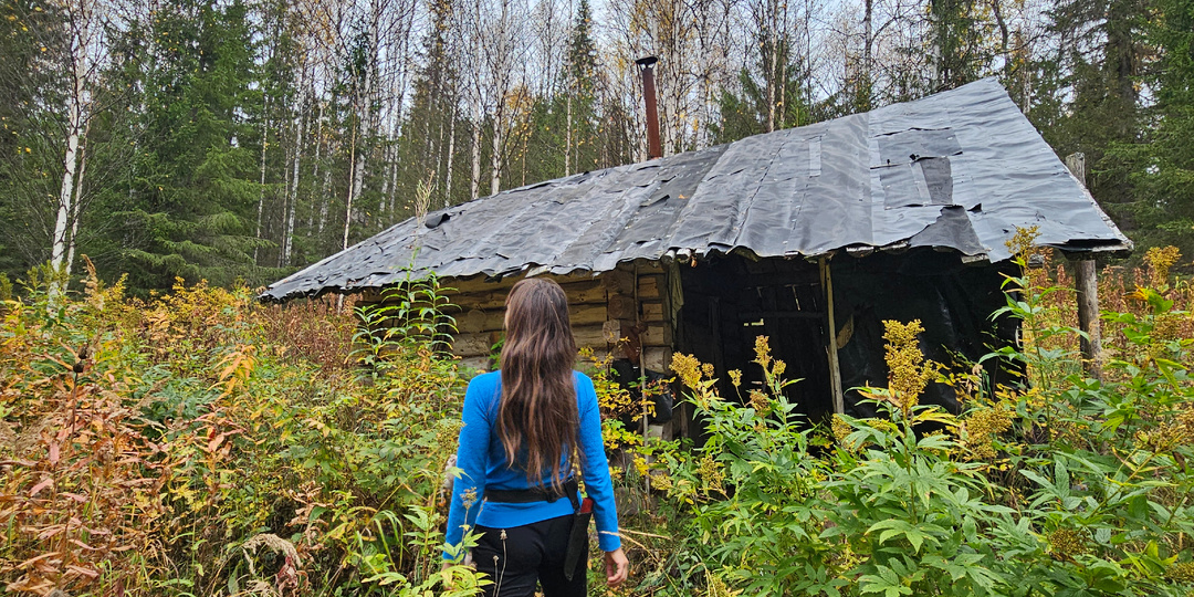Заброшенная изба в глухой тайге...