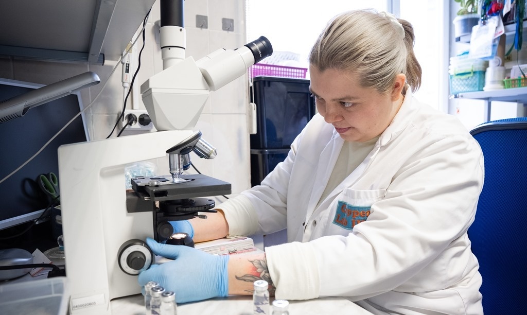 В лаборатории микробных технологий БИ ТГУ