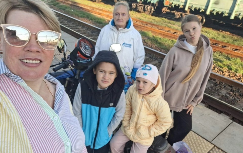    Татьяна привезла детей на Кубань. Фото из личного архива