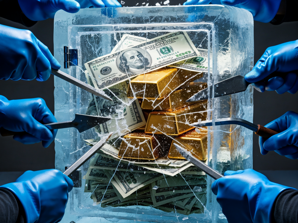    Замороженные финансовые активы© РИА Новости . Сгенерировано ИИ