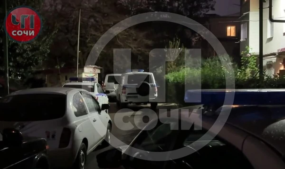    Скриншот видео t.me/chp_sochi