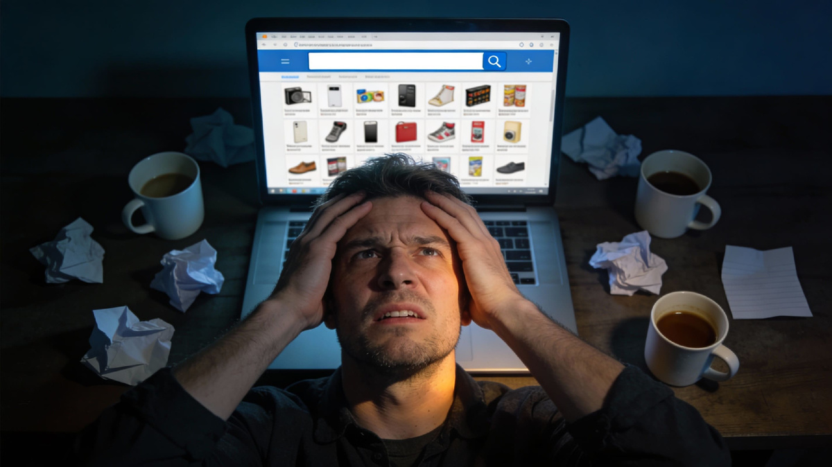 Остановитесь! Так вы никогда не найдете нужный товар