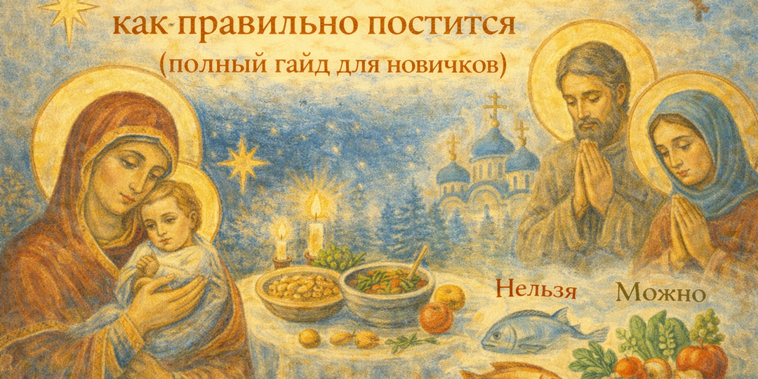 Рождественский пост: как правильно поститься (полный гайд для новичков)