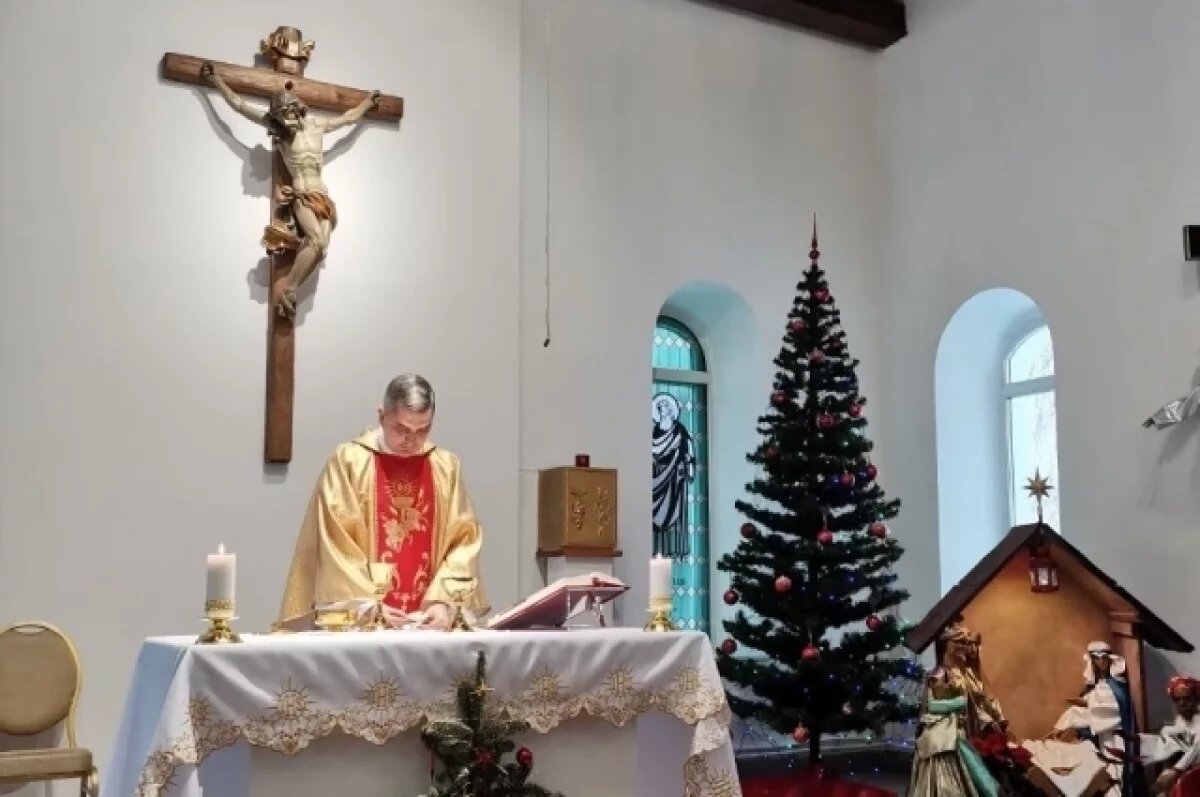    Католики готовятся к встреча Рождества Христова.