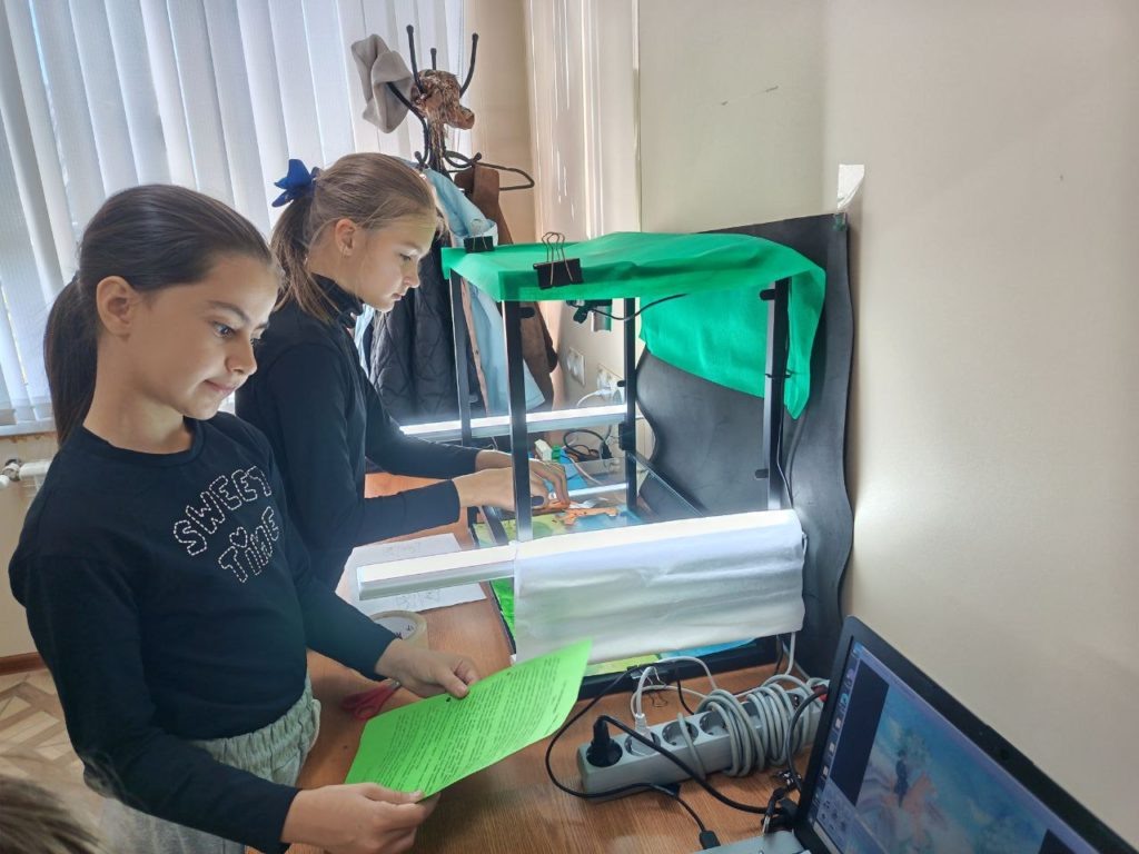    В мультстудии «Кадрик» "Наша газета"