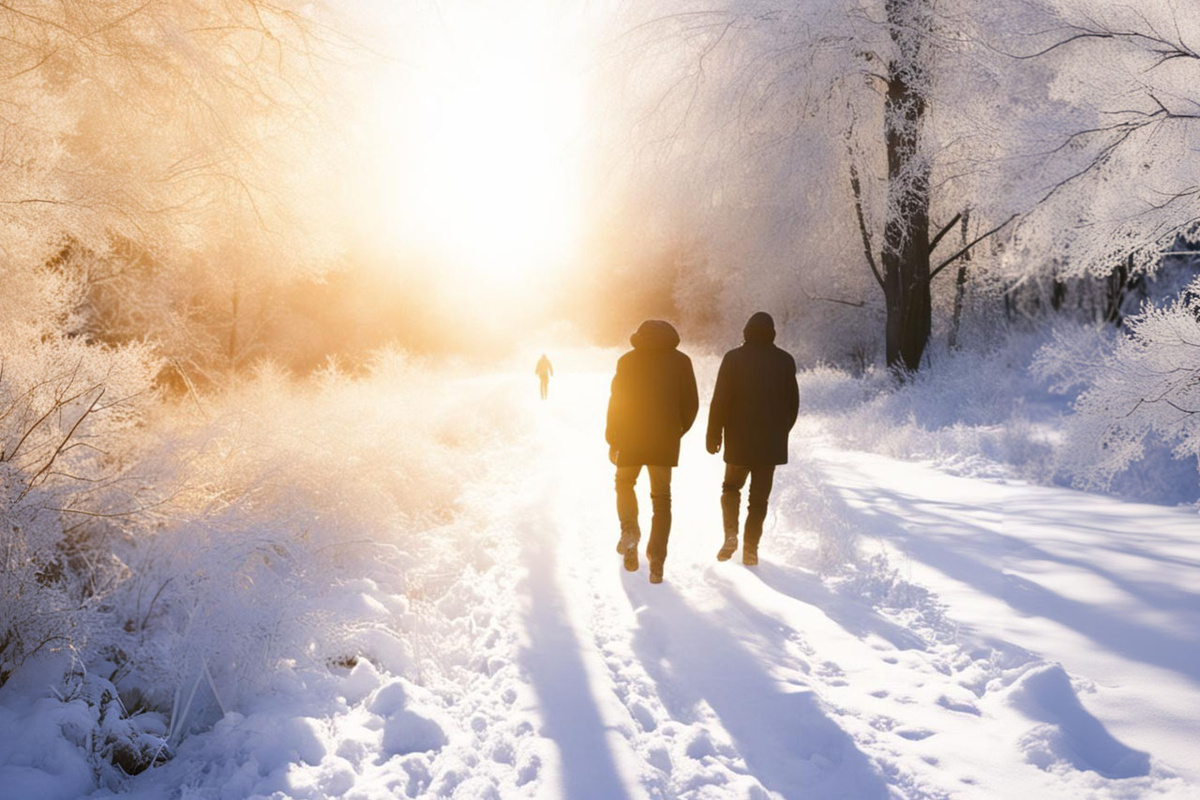 Столбик термометра в Югре опустился ниже 40 градусов.  Фото: Изображение сгенерировано нейросетью Kandinsky 2.2 / Маргарита Неклюдова