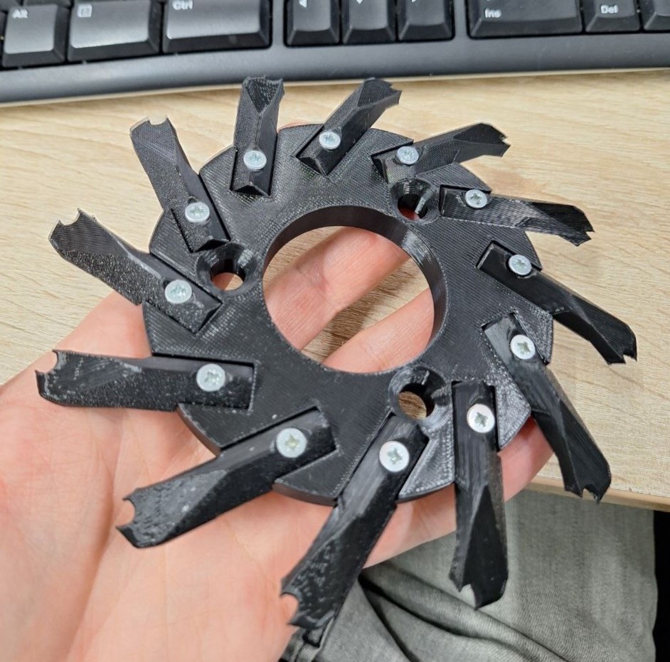 Прототип подающего механизма сеялки