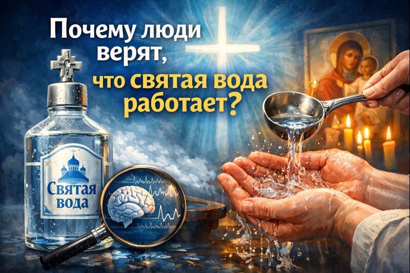 Почему люди верят, что святая вода работает