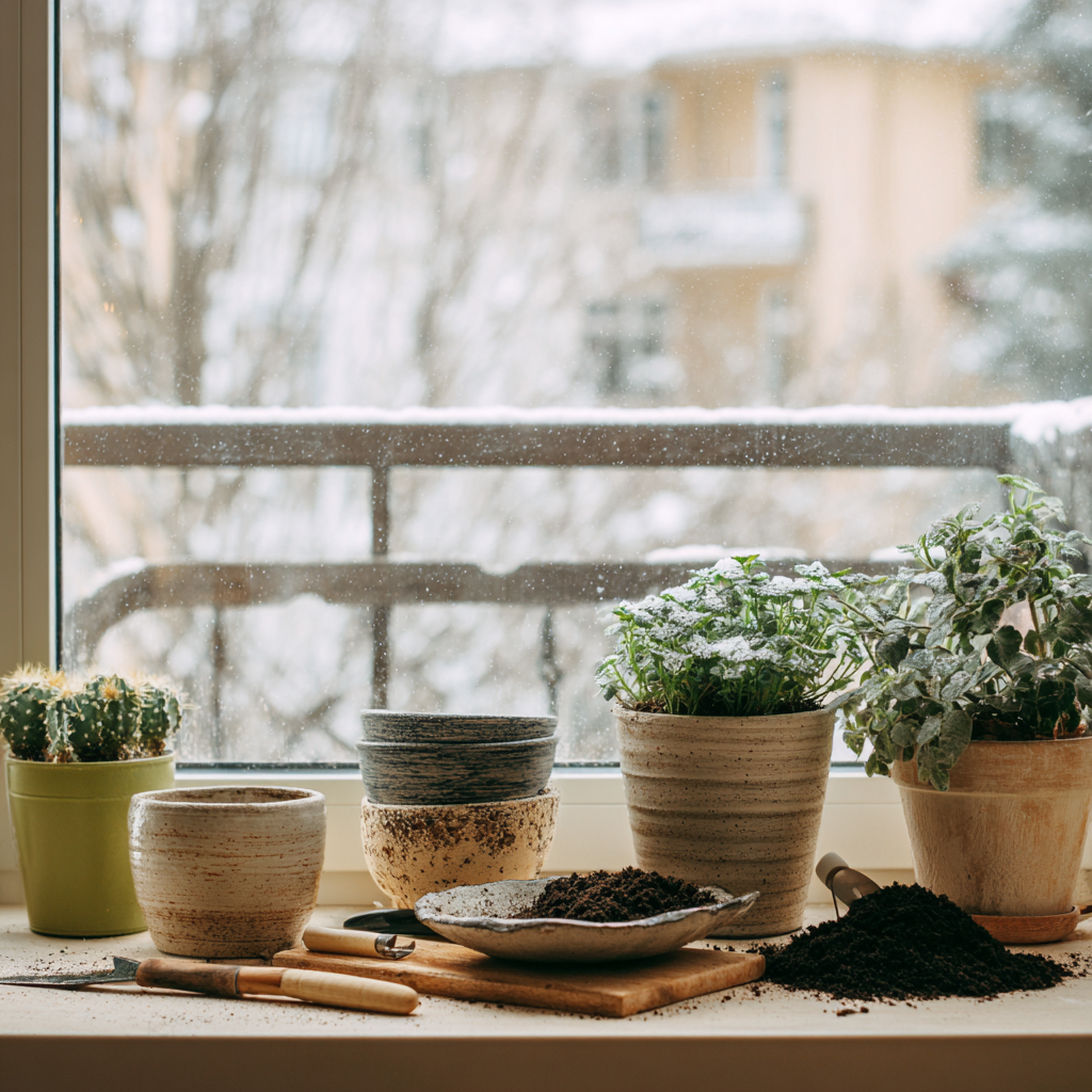 Как правильно пересаживать комнатные растения зимой