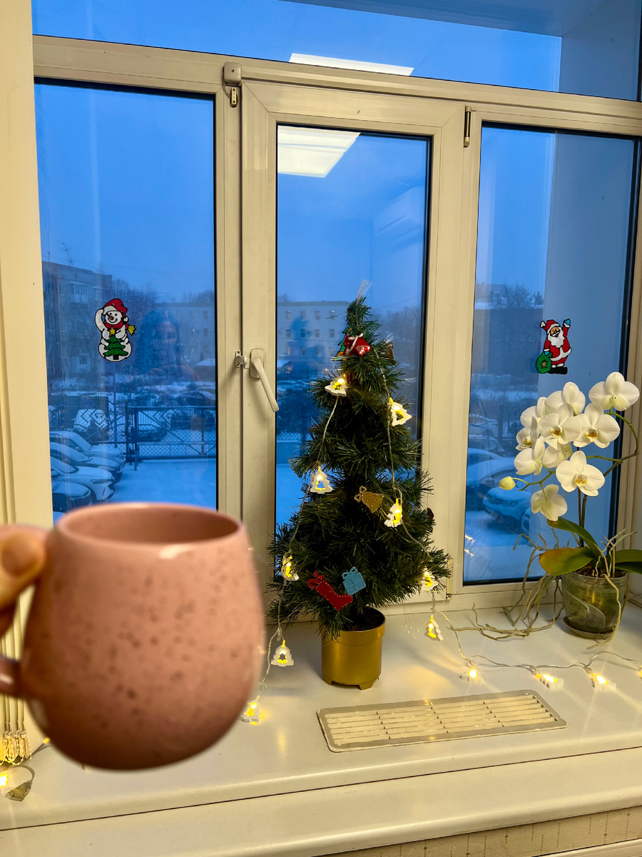 Еще не могу утром на работе без кофе 