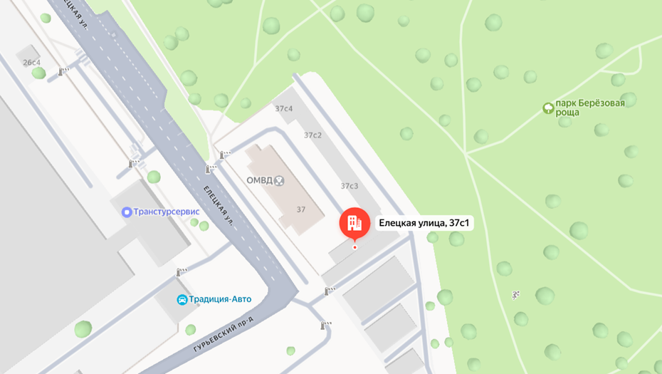    Место, где произошёл взрыв в Москве 24 декабря. Автор фото: Яндекс-карты