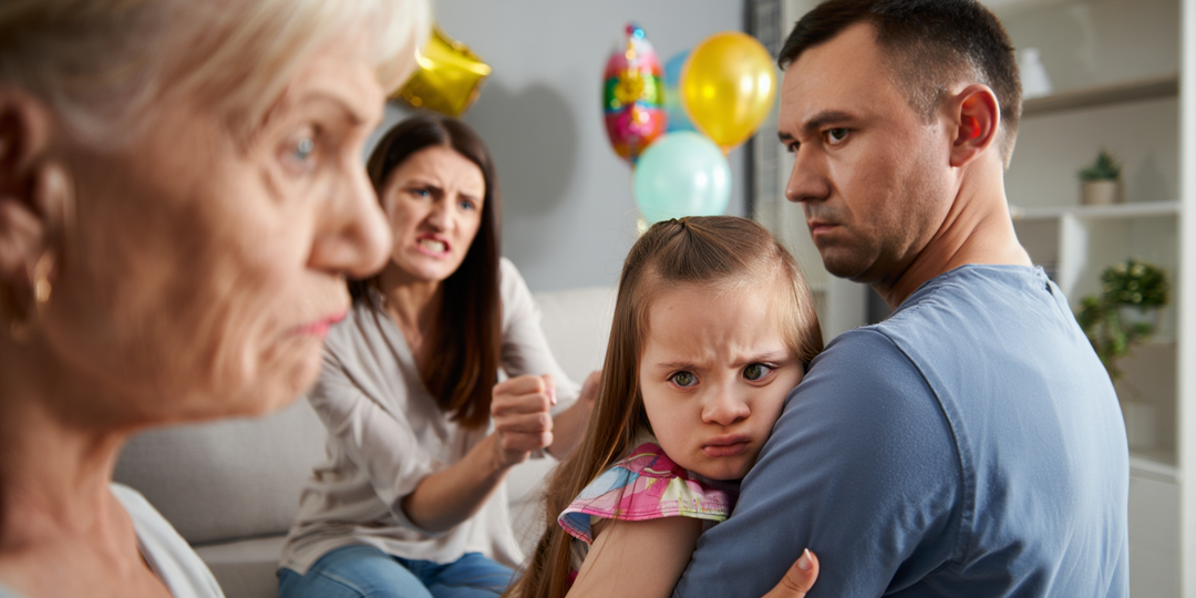– Убери свою дочь-дауна, гости придут! – приказала свекровь в день рождения внучки