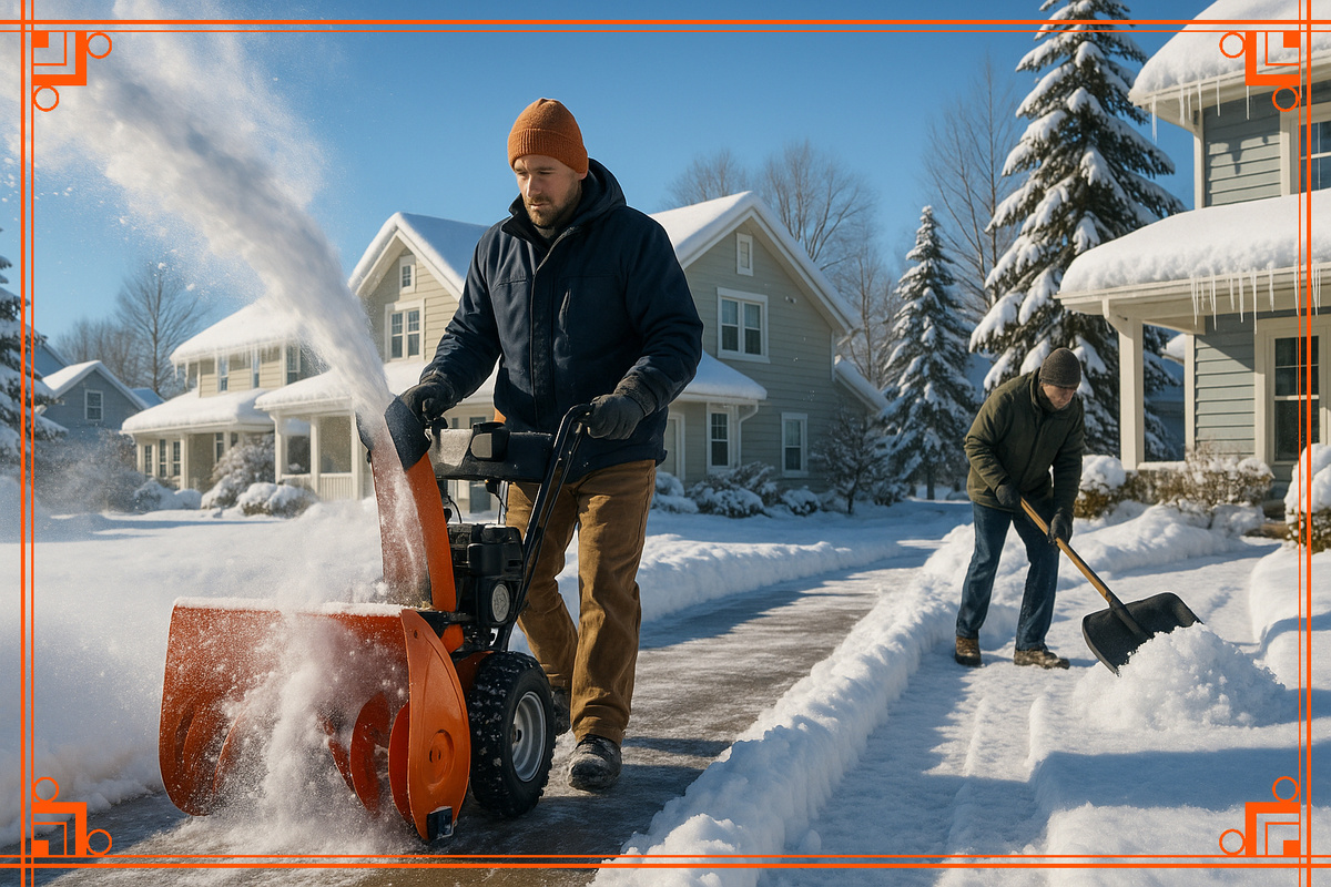 Фото из интернета. аккумуляторная уборка снега