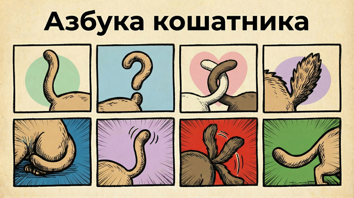 Что означают движения хвоста у кошек