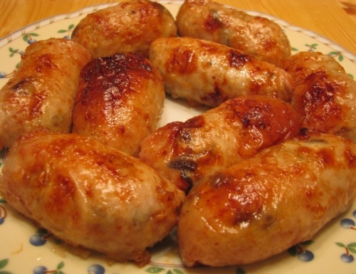 Куриные колбаски