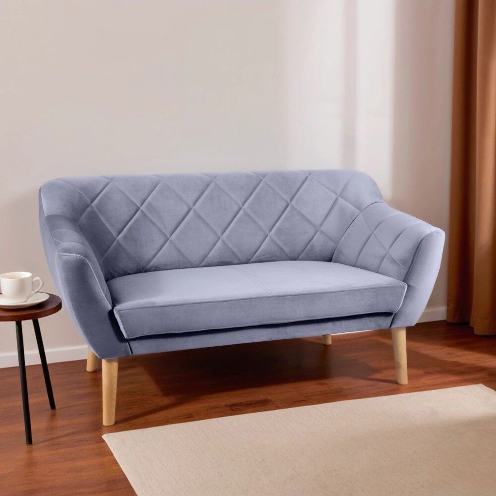 Диван Signal KARO 2 VELVET (серый/бук)
