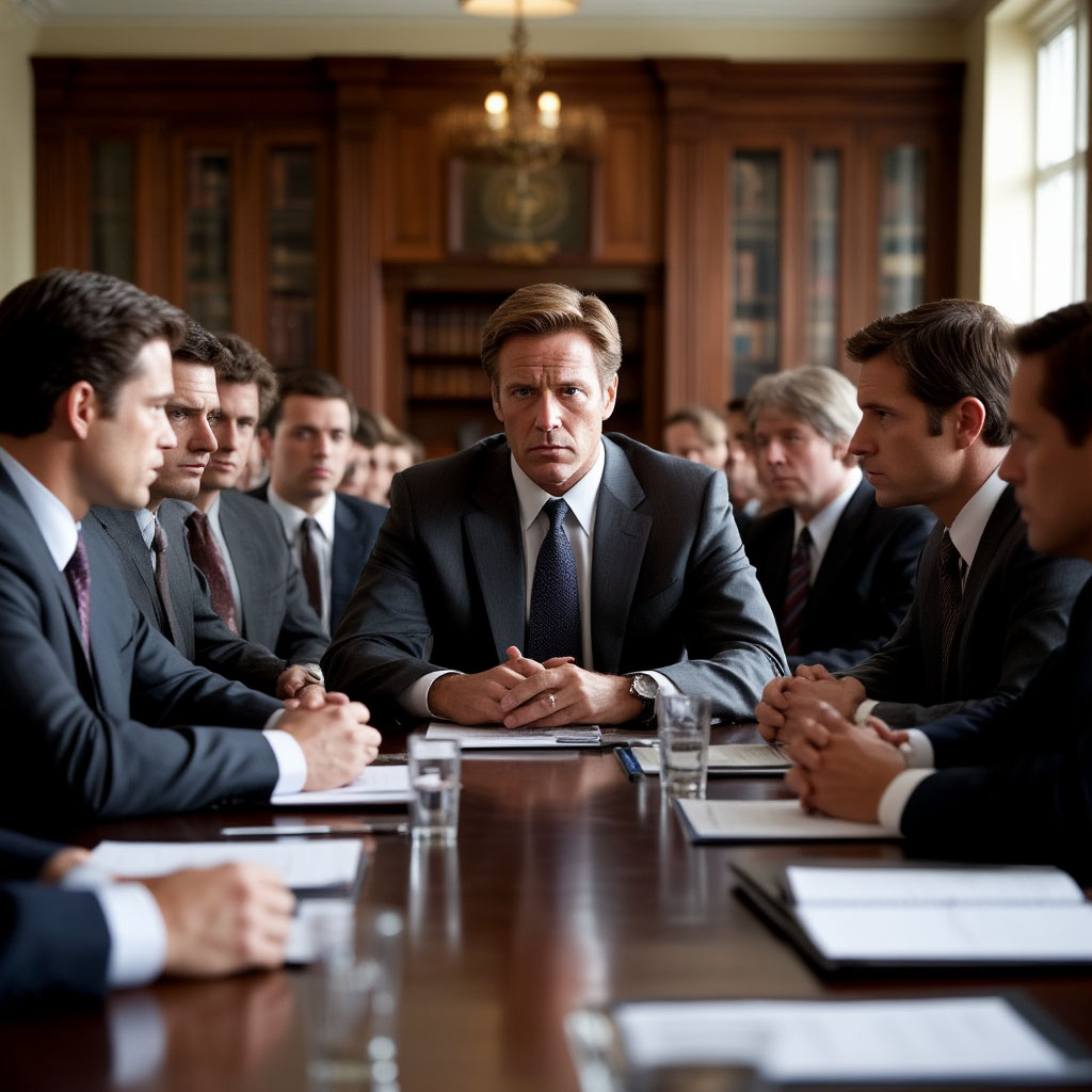 Тяжелое совещание в духе фильма "Секретарь"