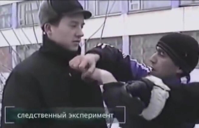 Следственный эксперимент с Замановым/Скриншот видео/True Crime/YouTube