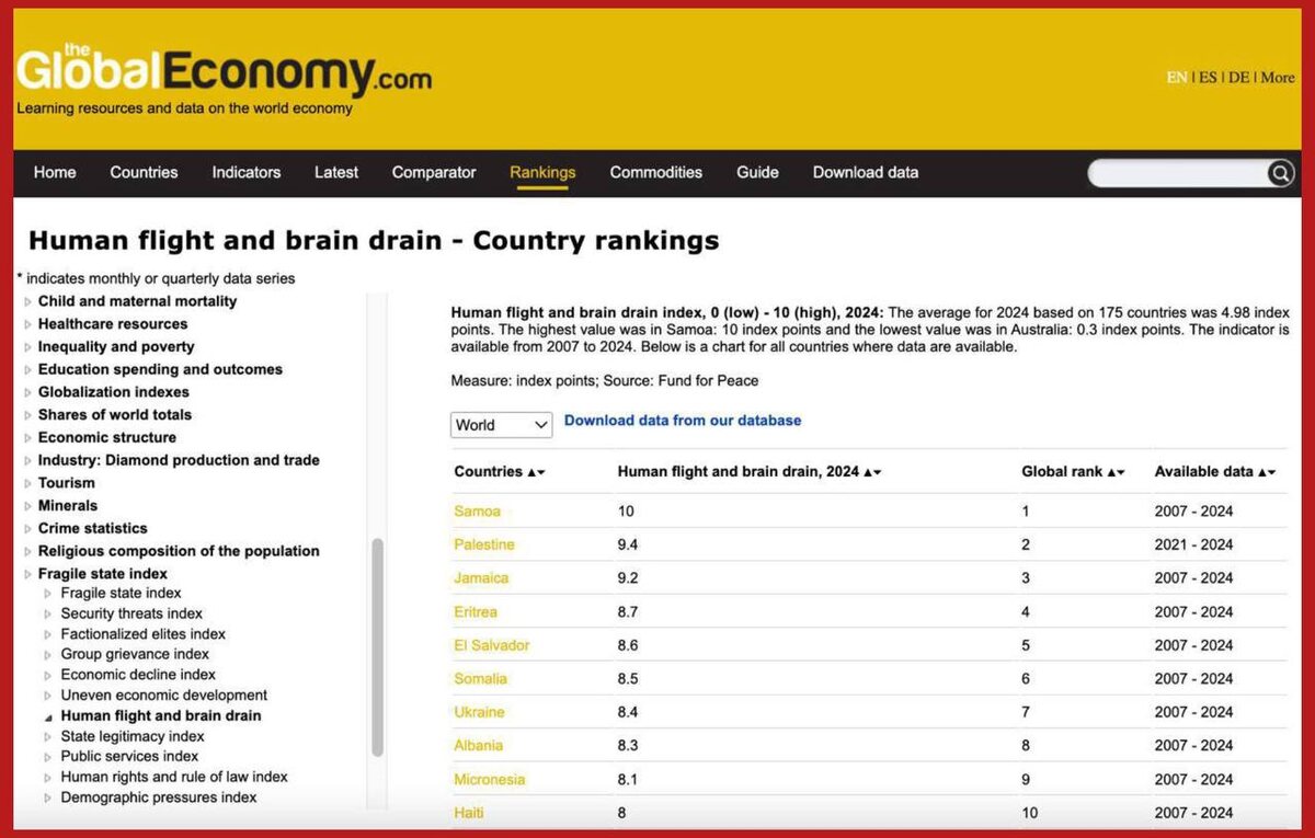    «Лучше Сомали, но хуже Гаити». Украина оказалась в топе стран с самым большим «оттоком мозгов»