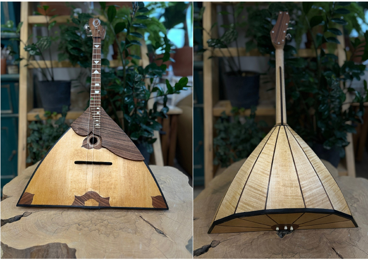 Одна из балалаек, изготовленных Леонидом Туфленковым. Фото из личного архива героя