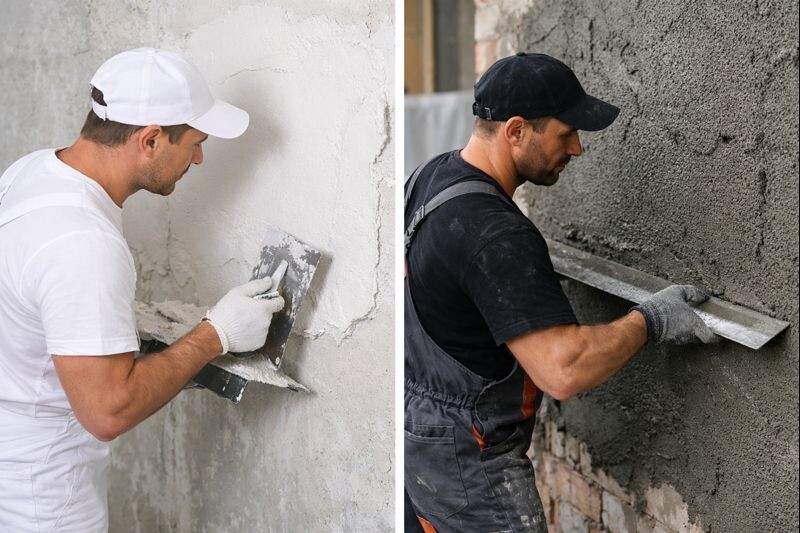 штукатурка гипсовая или цементная какая