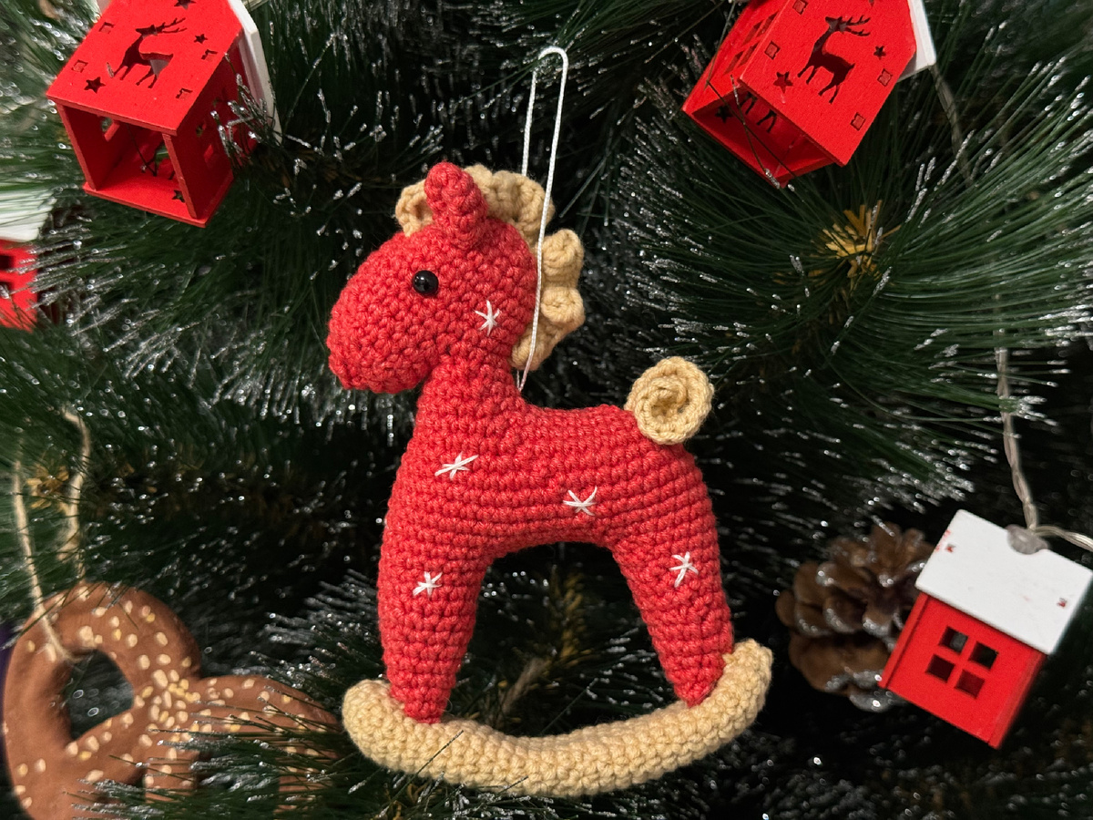 Ёлочная игрушка «Лошадка»