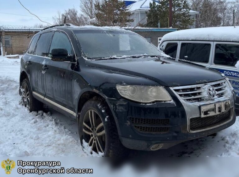    В Ташлинском районе у нетрезвого водителя конфисковали внедорожник Оренбуржье