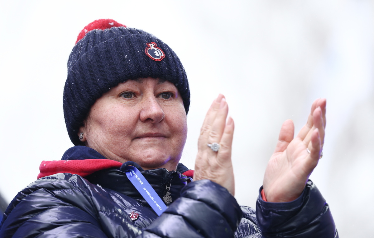    Президент Федерации лыжных гонок России Елена Вяльбе  Егор Алеев/ТАСС