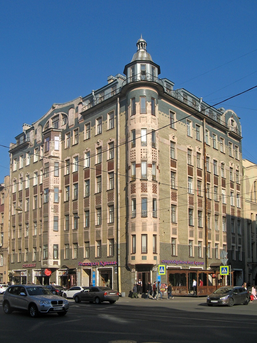 14-я линия Васильевского острова, 41 Доходный дом А.П. Корниловой Фото: Википедия