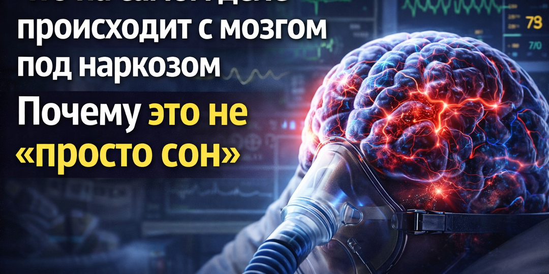 Что на самом деле происходит с мозгом под наркозом?
